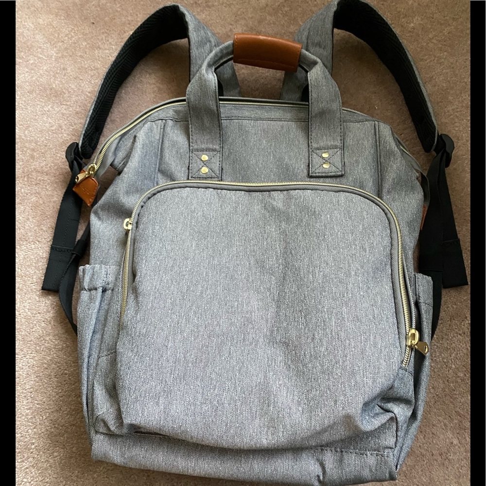 Laptop/diaper bag backpack